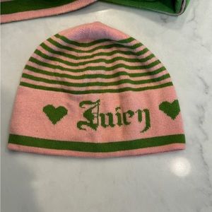 Juicy Couture scarf and beanie boxes set